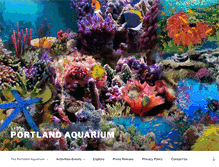 Tablet Screenshot of portlandaquarium.net